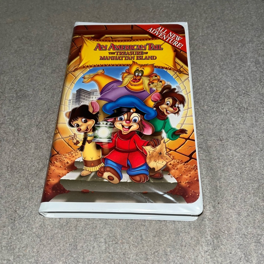 💙 An American Tail The Treasure of Manhattan Island VHS Movie
